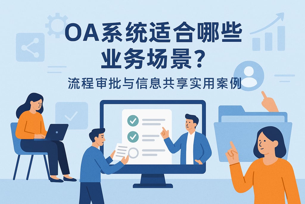 OA系统适合哪些业务场景？流程审批与信息共享实用案例