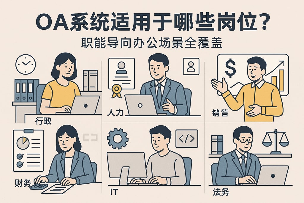 OA系统适用于哪些岗位？职能导向办公场景全覆盖