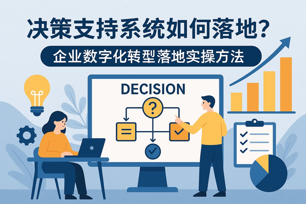 决策支持系统如何落地？企业数字化转型落地实操方法