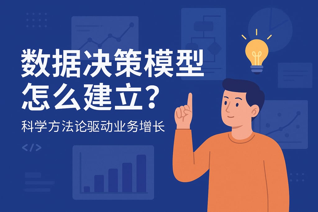 数据决策模型怎么建立？科学方法论驱动业务增长