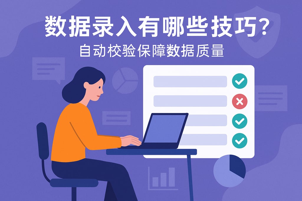 数据录入有哪些技巧？自动校验保障数据质量