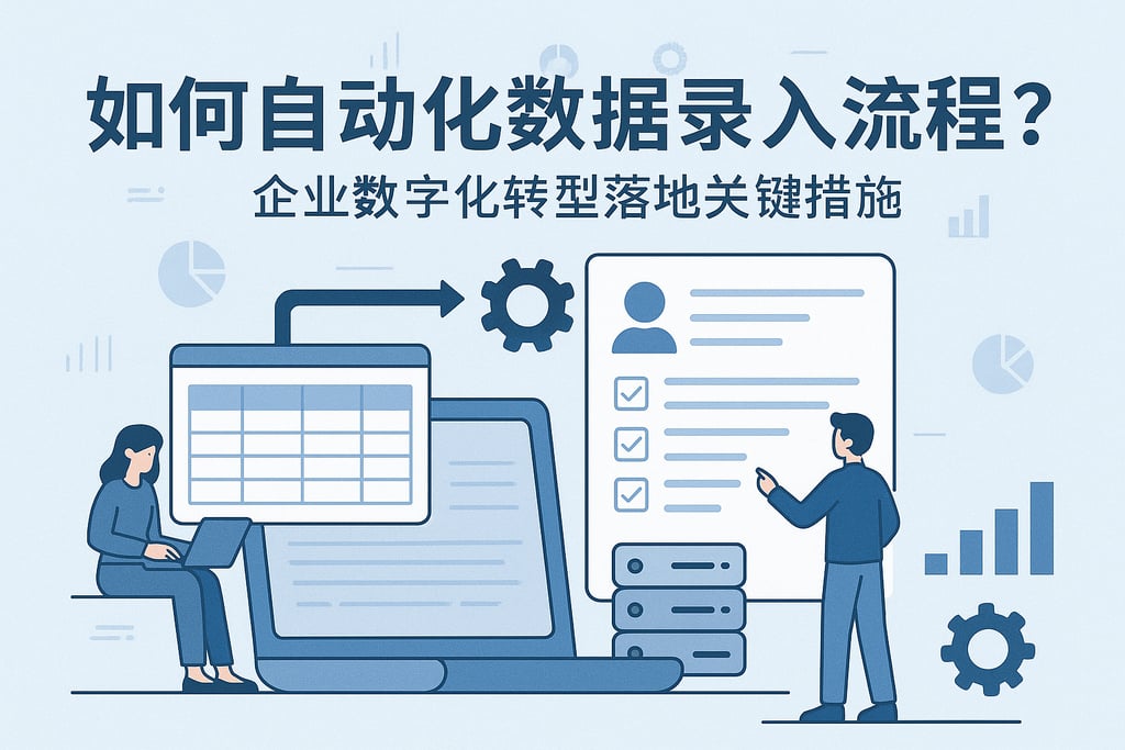 数据录入流程如何自动化？企业数字化转型落地关键措施