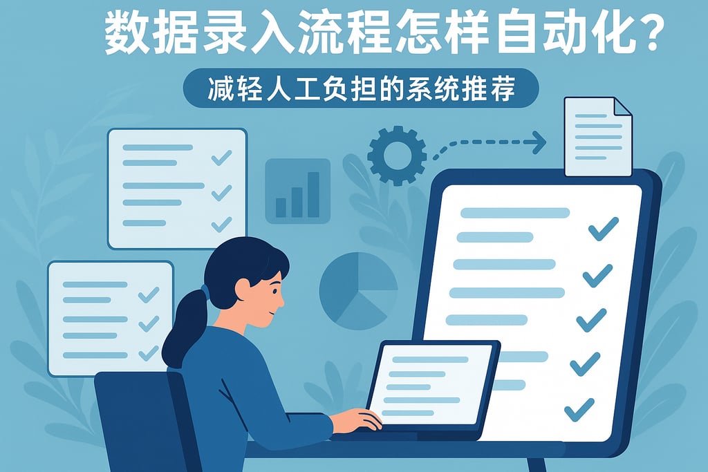 数据录入流程怎样自动化？减轻人工负担的系统推荐