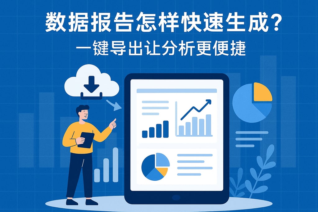 数据报告怎样快速生成？一键导出让分析更便捷