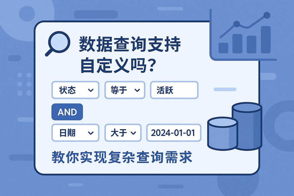 数据查询是否支持自定义？教你实现复杂查询需求