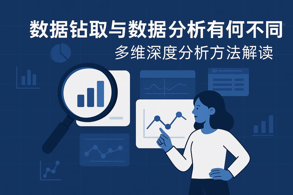 数据钻取与数据分析有何不同？多维深度分析方法解读