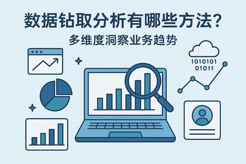 数据钻取分析有哪些方法？多维度洞察业务趋势