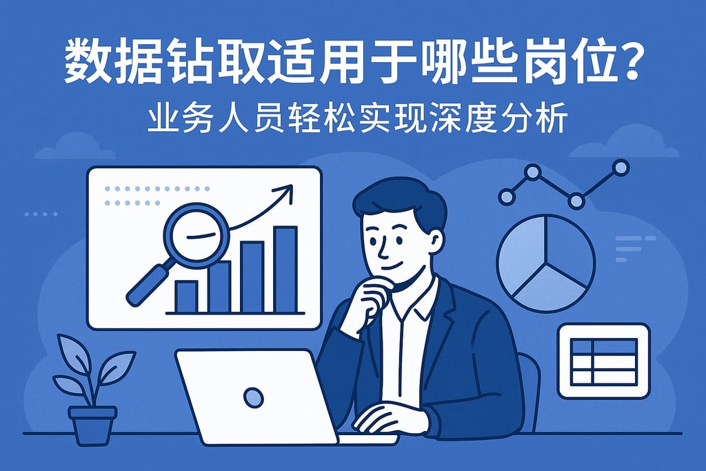 数据钻取适用于哪些岗位？业务人员轻松实现深度分析