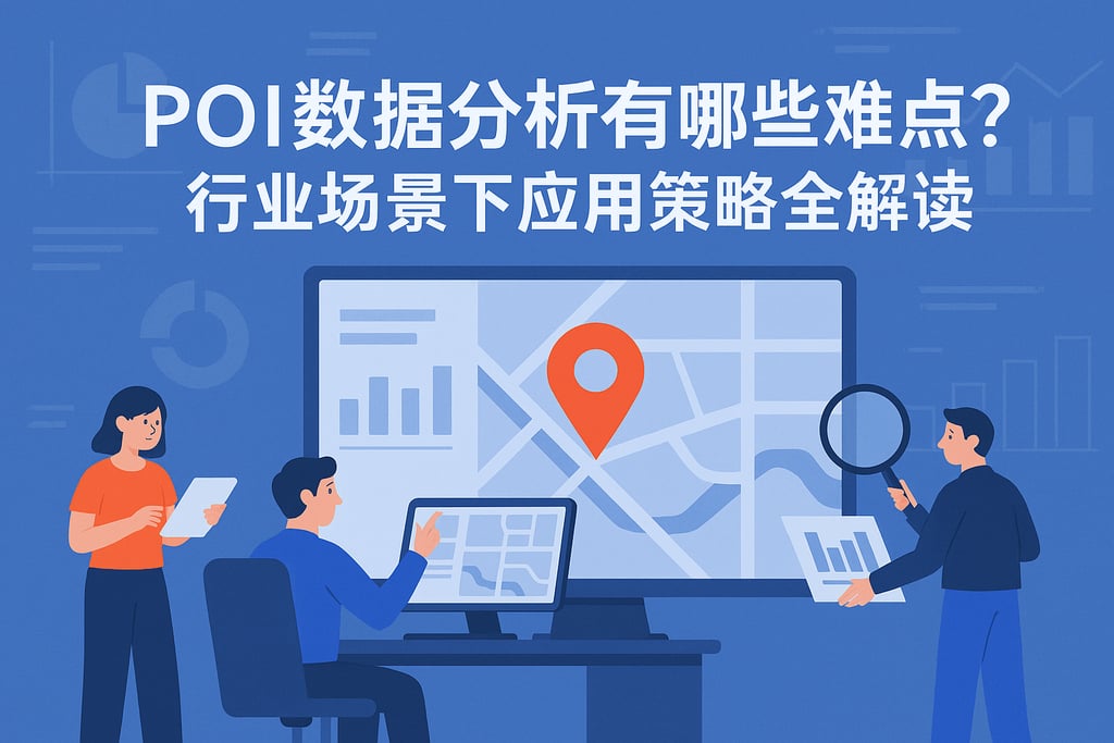 POI数据分析有哪些难点？行业场景下应用策略全解读