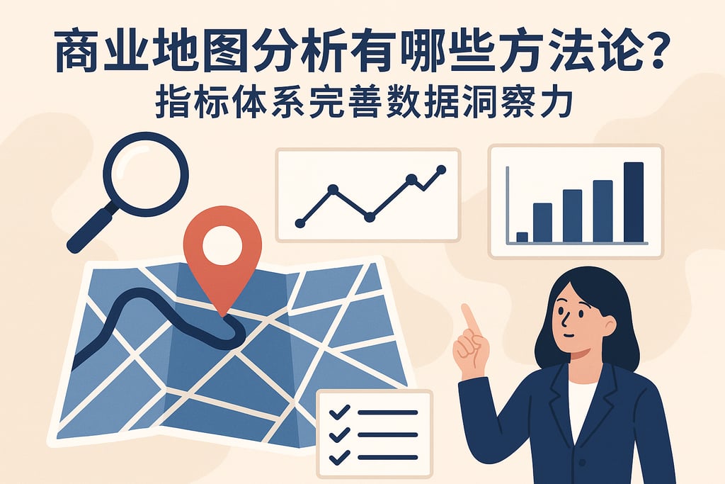 商业地图分析有哪些方法论？指标体系完善数据洞察力