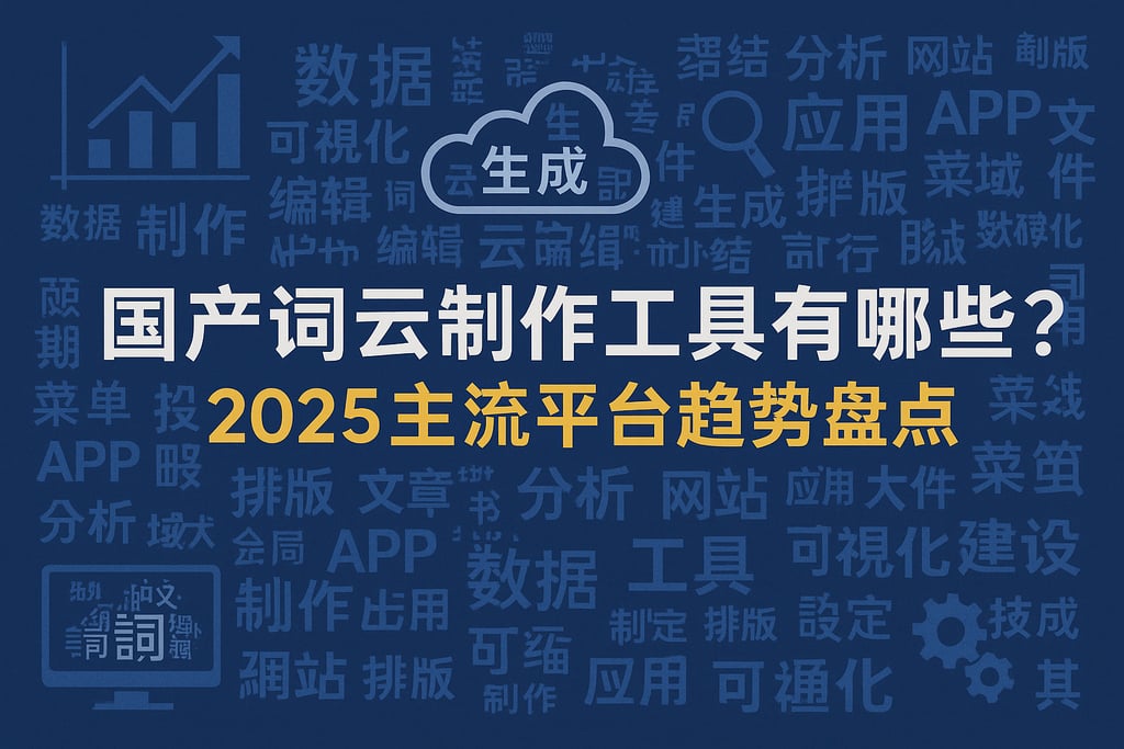 国产词云制作工具有哪些？2025主流平台趋势盘点