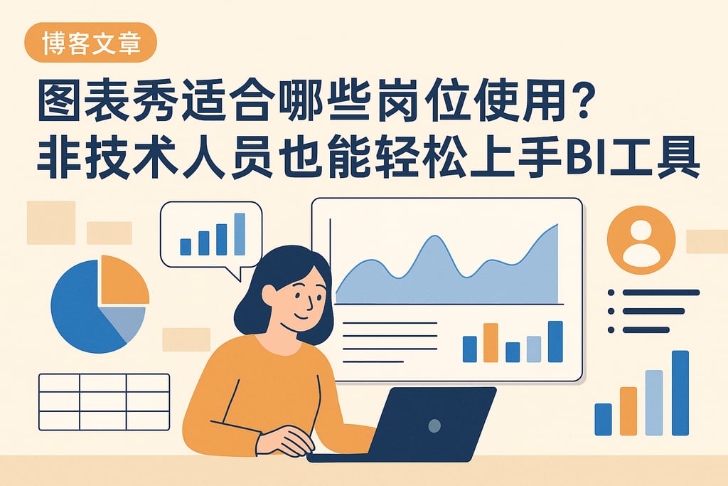 图表秀适合哪些岗位使用？非技术人员也能轻松上手BI工具