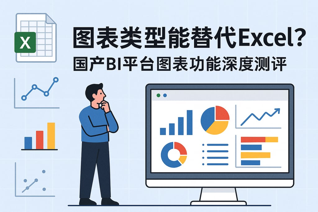 图表类型能替代Excel吗？国产BI平台图表功能深度测评