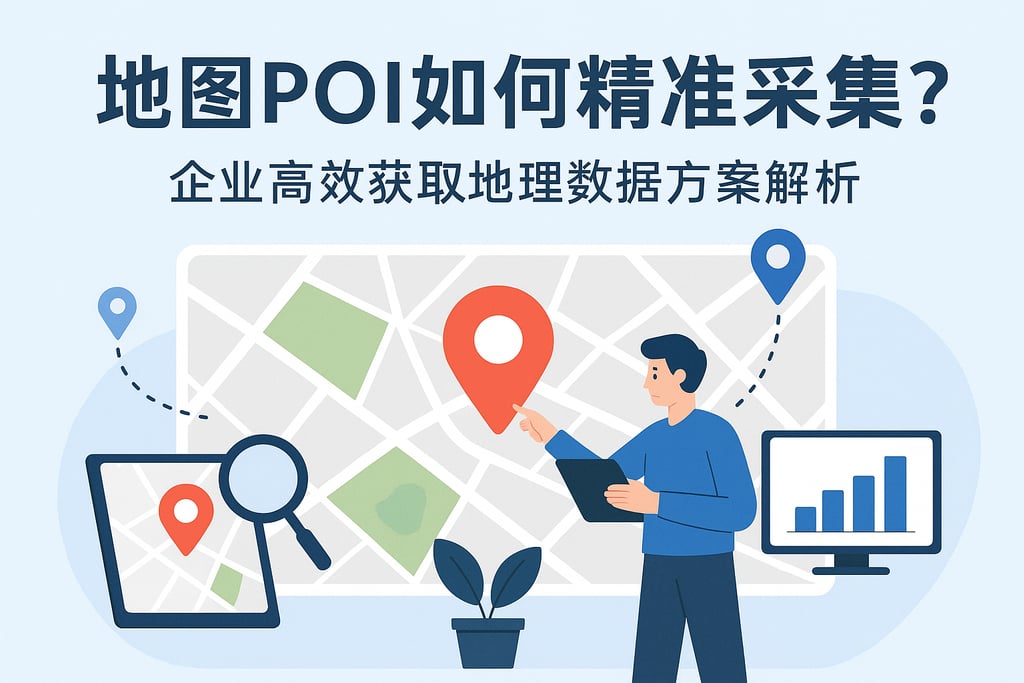 地图POI如何精准采集？企业高效获取地理数据方案解析