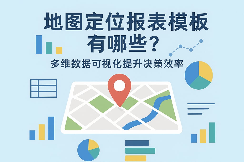地图定位报表模板有哪些？多维数据可视化提升决策效率