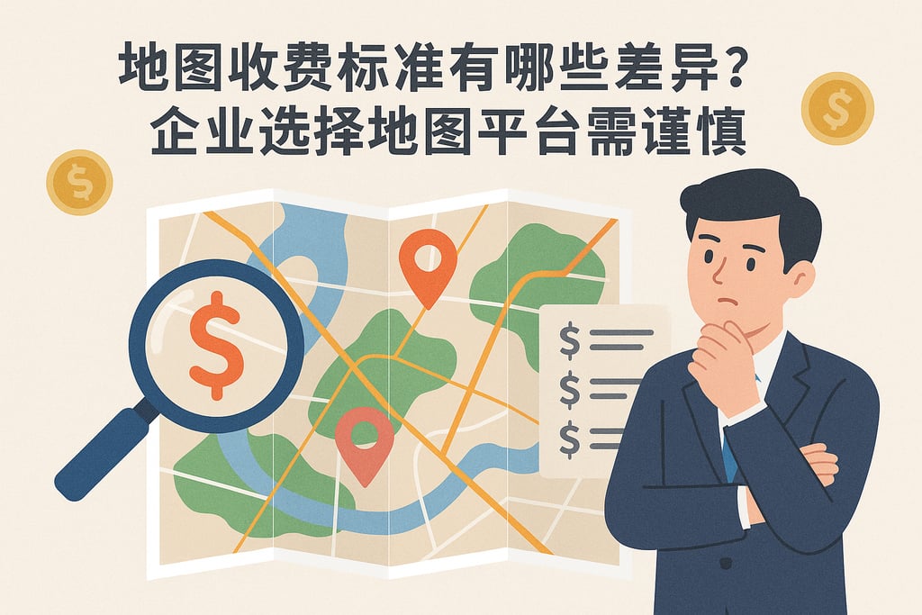 地图收费标准有哪些差异？企业选择地图平台需谨慎