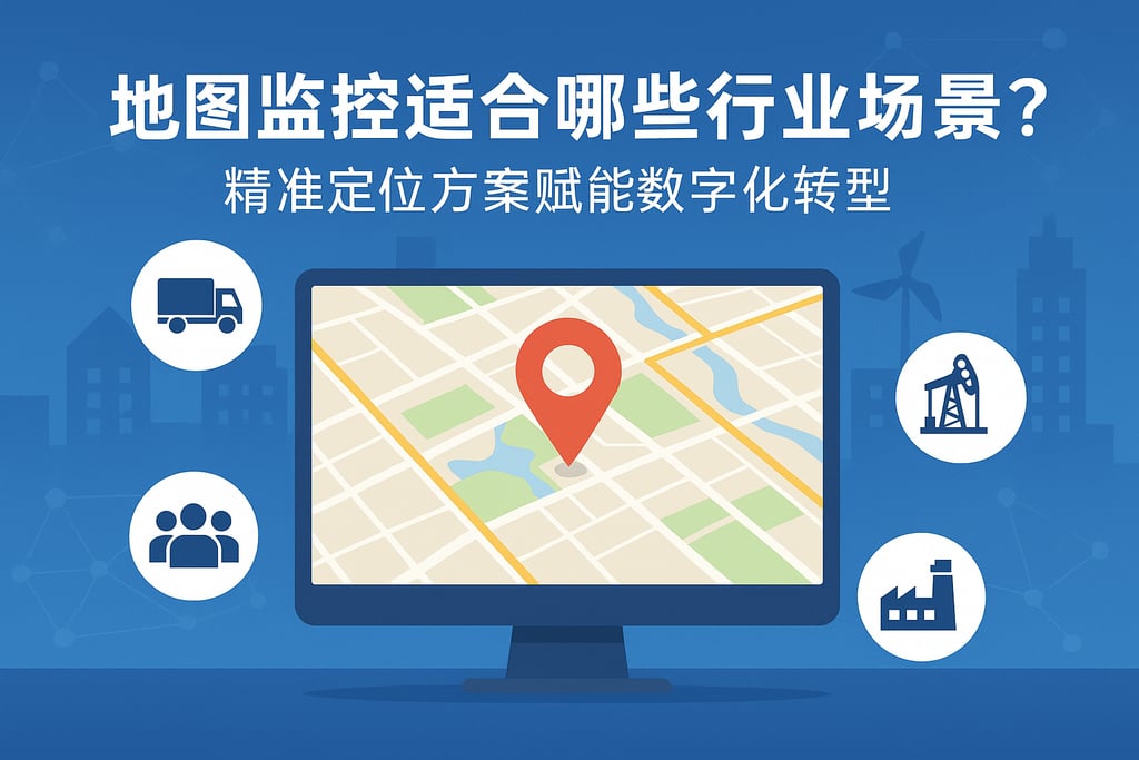 地图监控适合哪些行业场景？精准定位方案赋能数字化转型