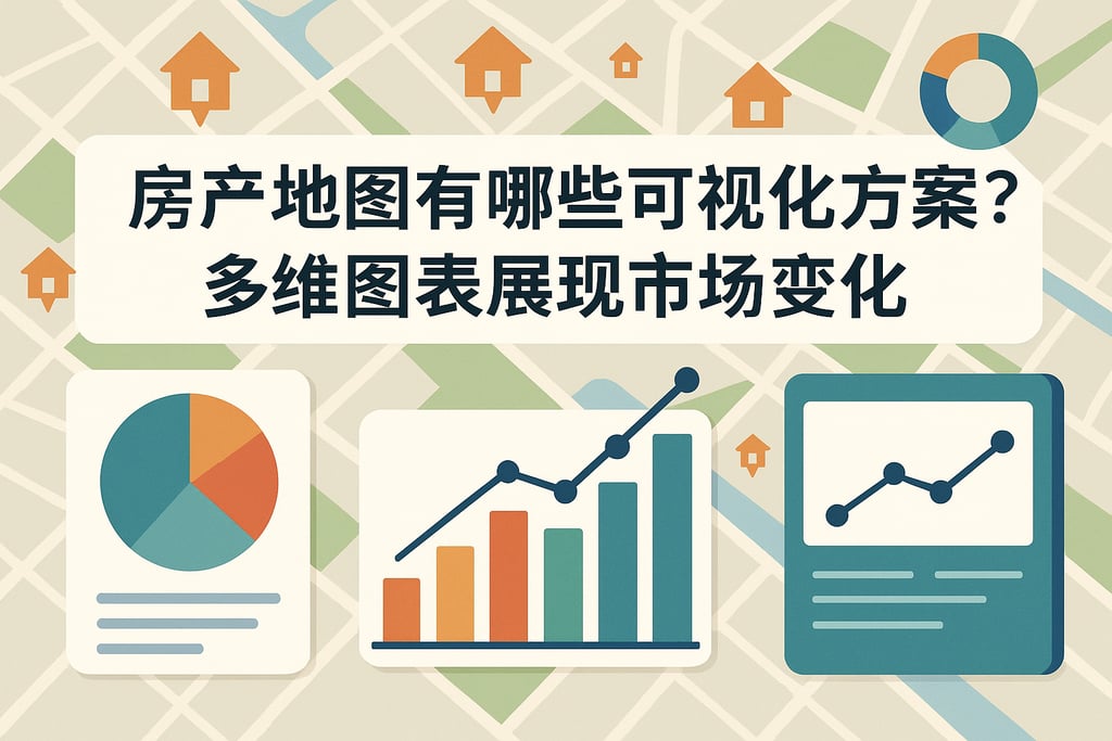 房产地图有哪些可视化方案？多维图表展现市场变化