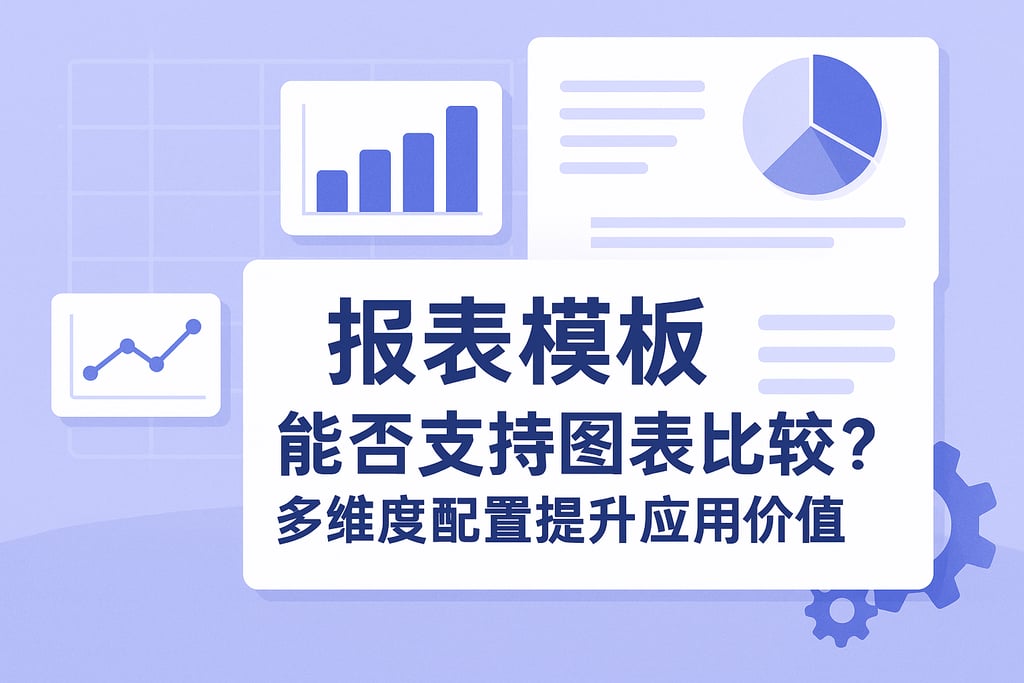 报表模板能否支持图表比较？多维度配置提升应用价值