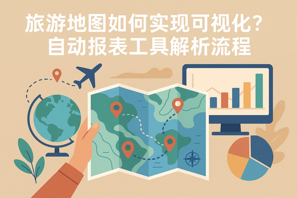 旅游地图如何实现可视化？自动报表工具解析流程