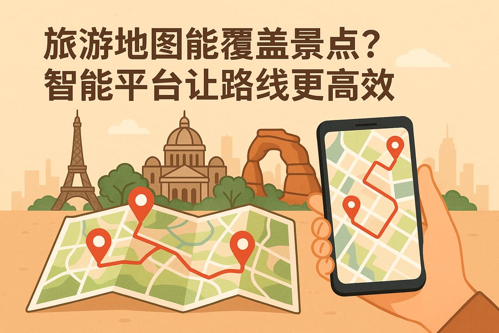 旅游地图能否覆盖景点？智能平台让路线更高效