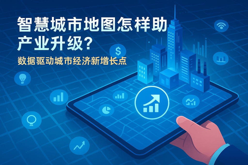 智慧城市地图怎样助力产业升级？数据驱动城市经济新增长点