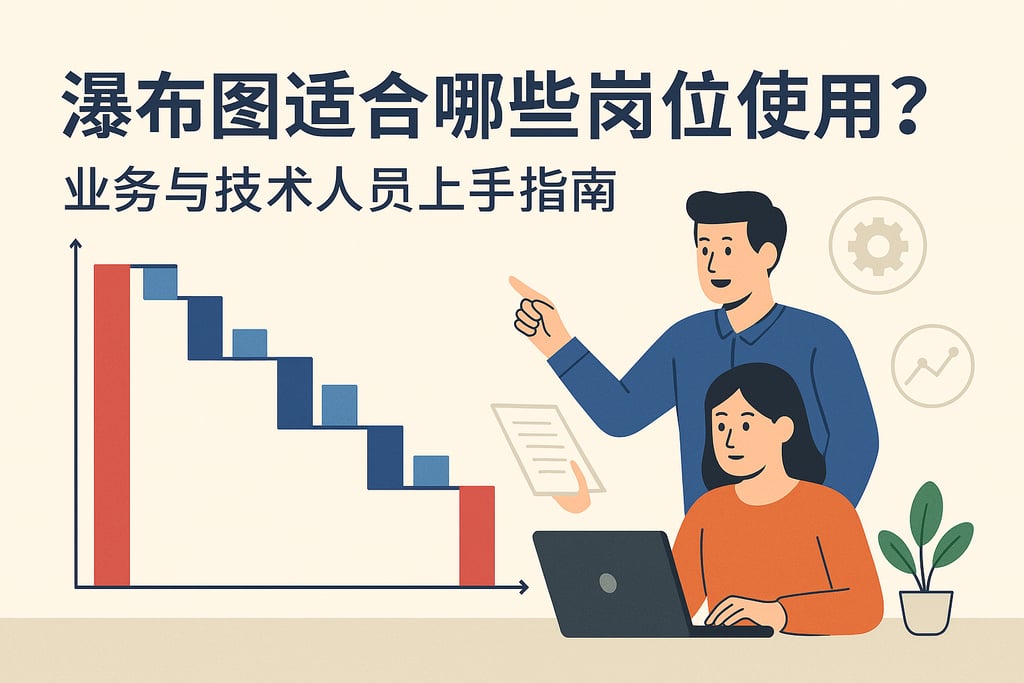 瀑布图适合哪些岗位使用？业务与技术人员上手指南