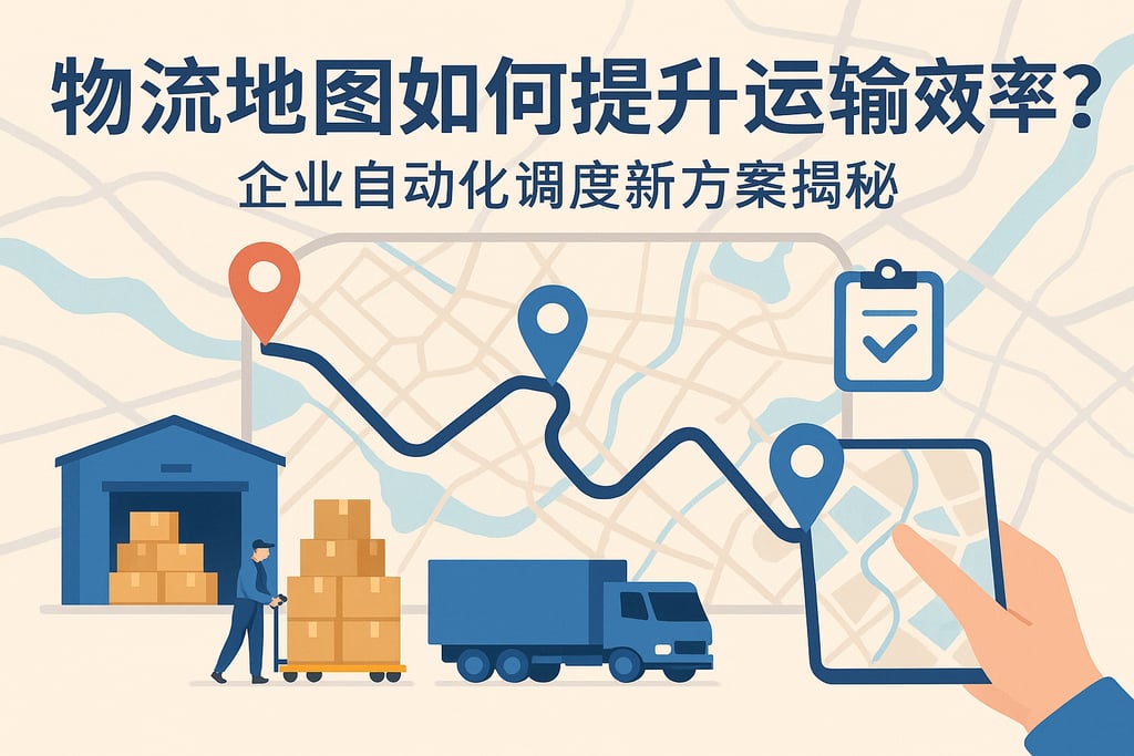 物流地图如何提升运输效率？企业自动化调度新方案揭秘