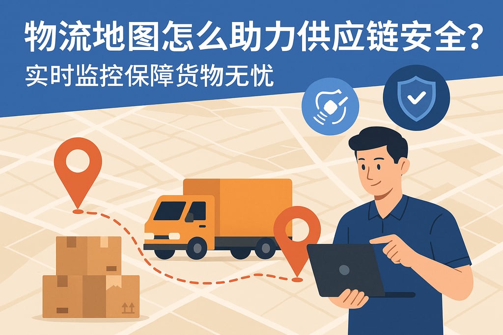 物流地图怎么助力供应链安全？实时监控保障货物无忧