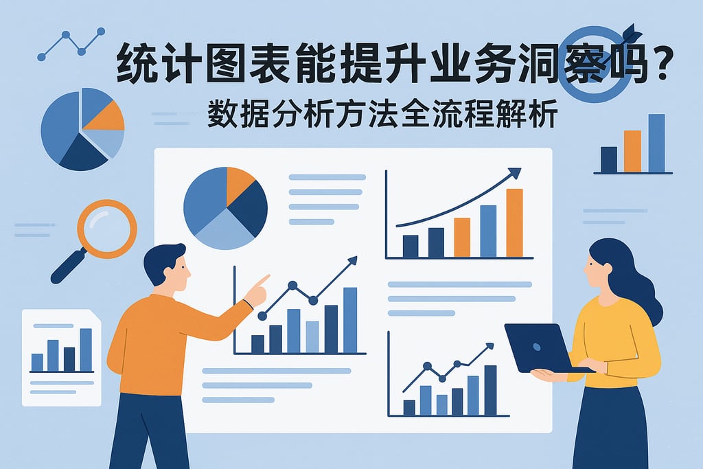统计图表能提升业务洞察吗？数据分析方法全流程解析