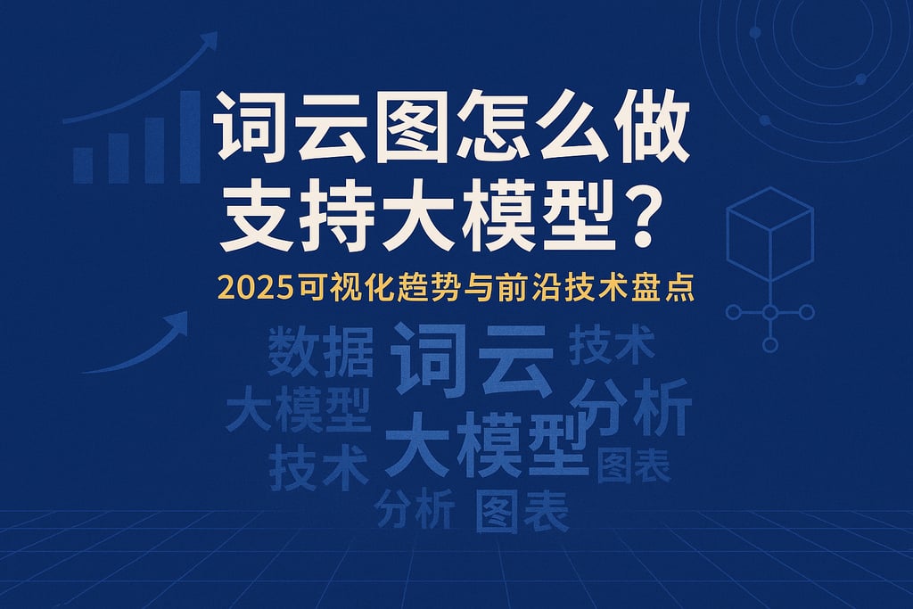 词云图怎么做支持大模型？2025可视化趋势与前沿技术盘点
