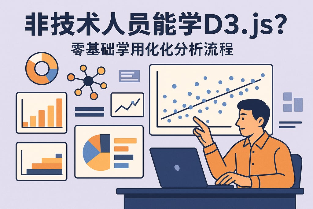 非技术人员能学会D3.js吗？零基础掌握可视化分析流程