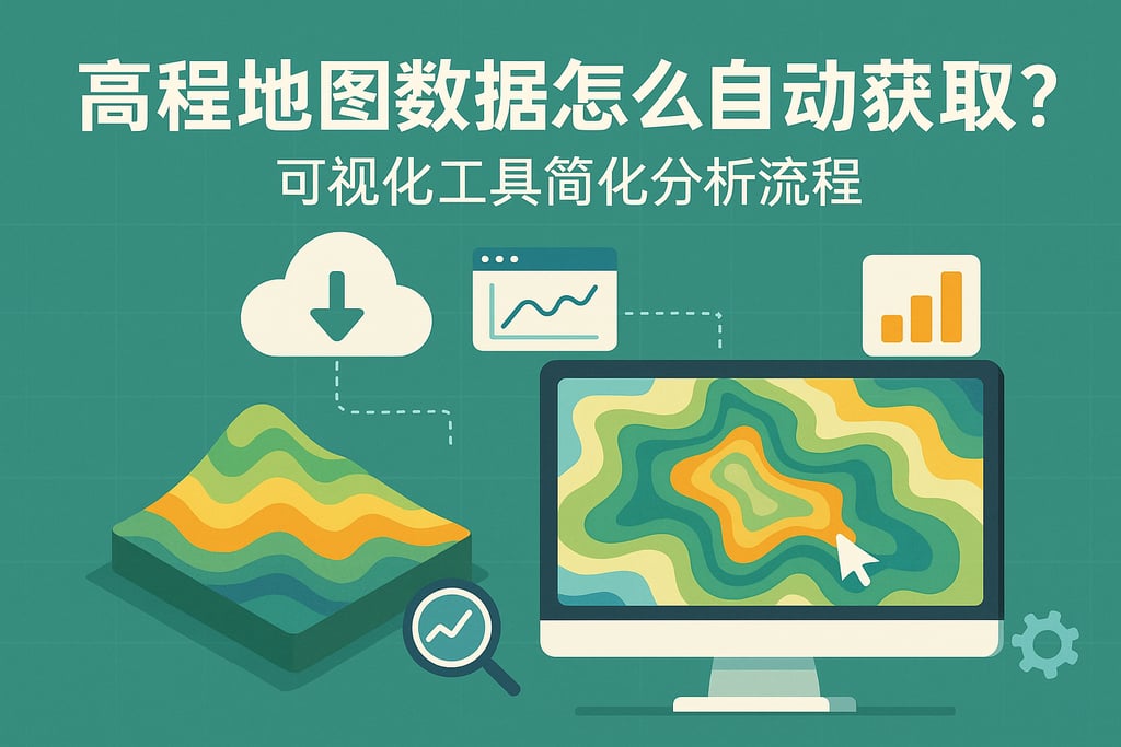 高程地图数据怎么自动获取？可视化工具简化分析流程