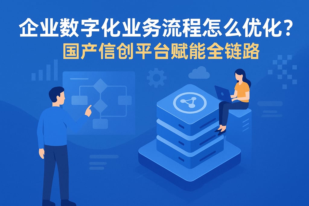企业数字化业务流程怎么优化？国产信创平台赋能全链路