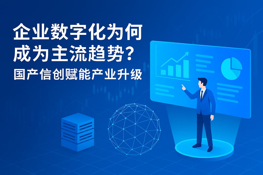 企业数字化为何成为主流趋势？国产信创赋能产业升级