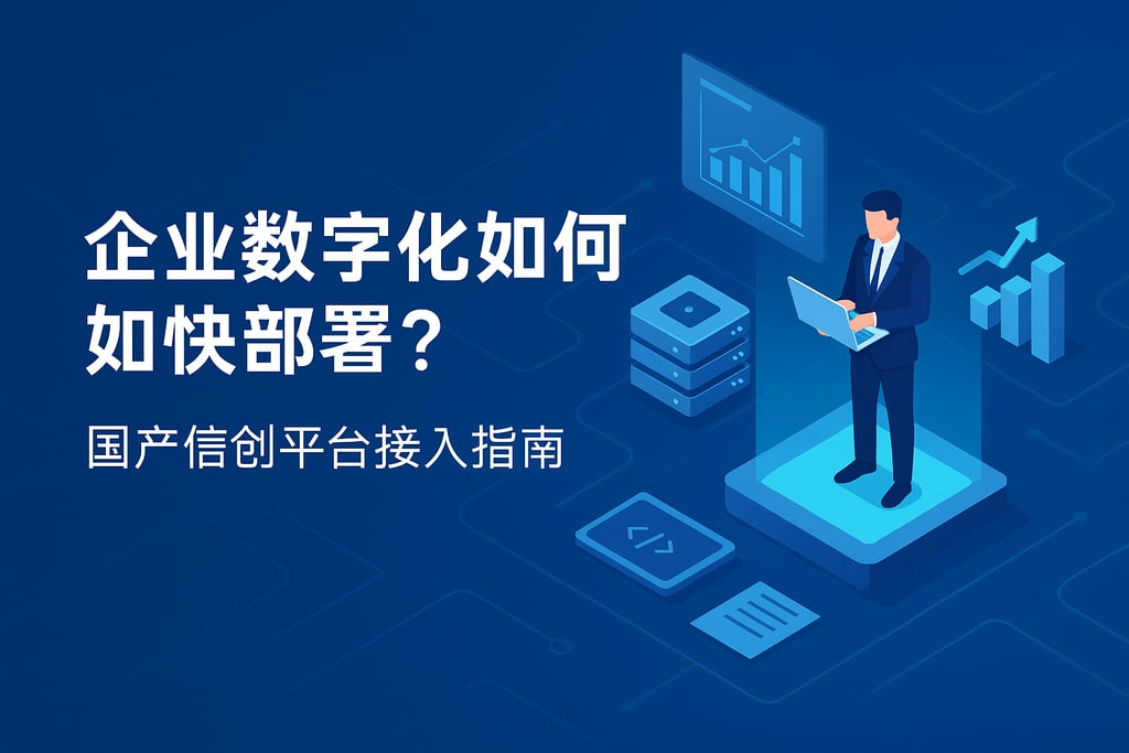 企业数字化如何快速部署？国产信创平台接入指南
