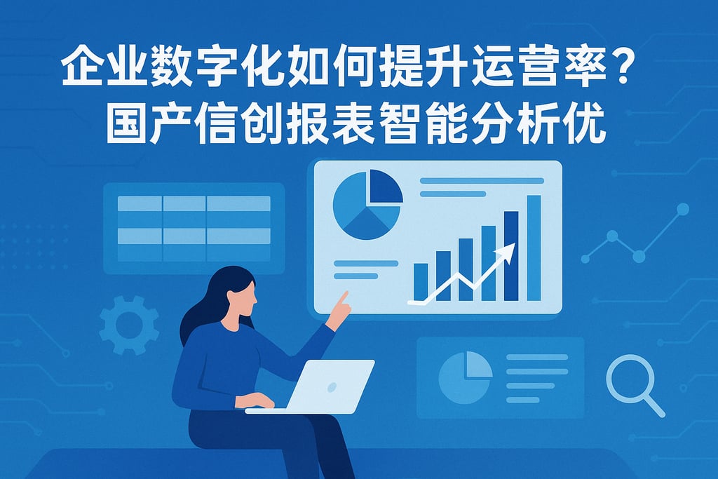 企业数字化如何提升运营效率？国产信创报表智能分析优势