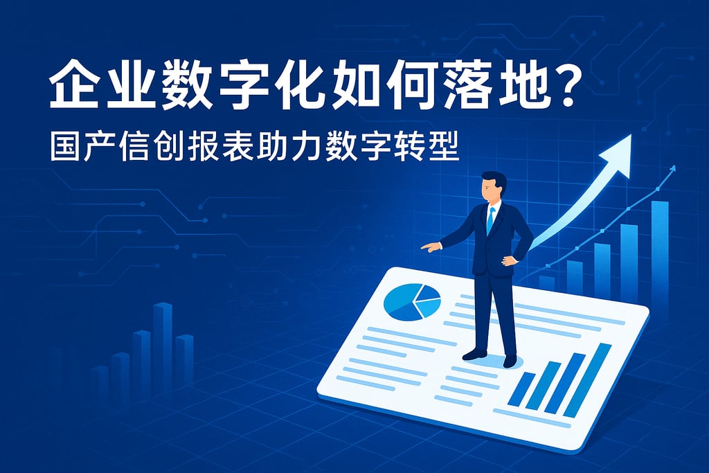 企业数字化如何落地？国产信创报表助力数字转型