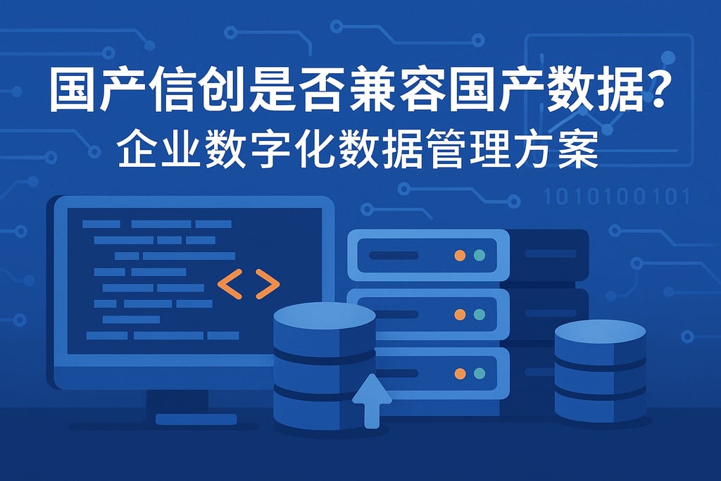 国产信创是否兼容国产数据库？企业数字化数据管理方案