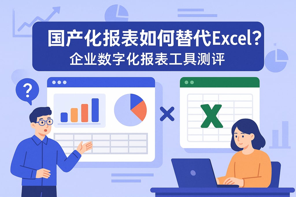 国产化报表如何替代Excel？企业数字化报表工具测评