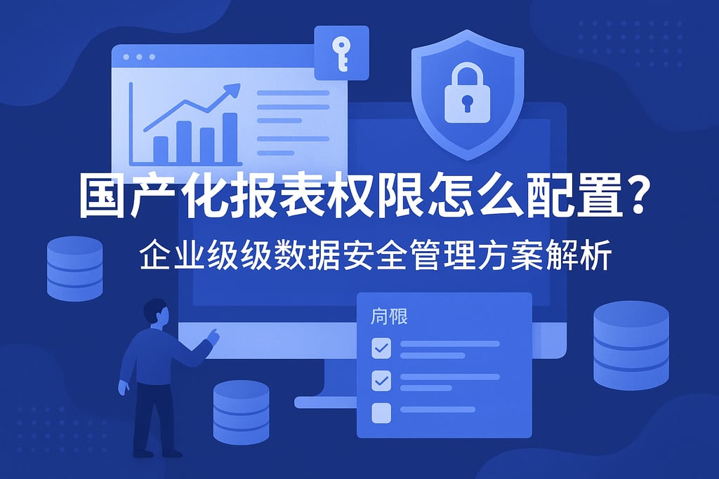 国产化报表权限怎么配置？企业级数据安全管理方案解析