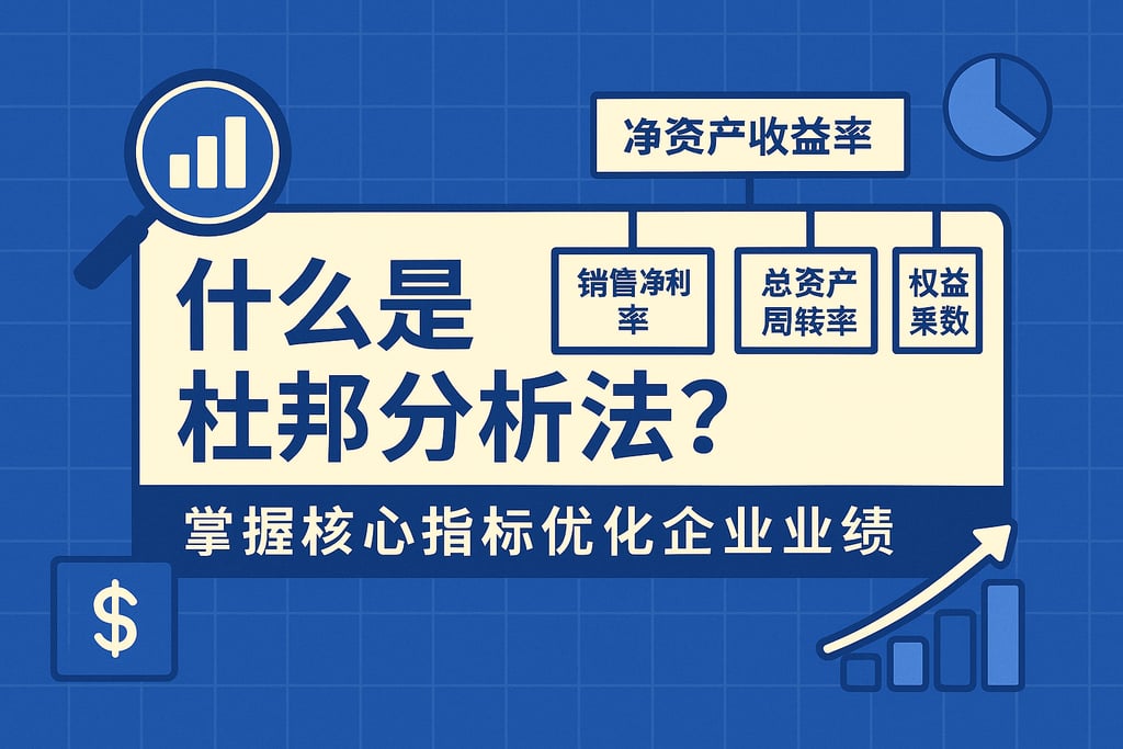 什么是杜邦分析法？掌握核心指标优化企业业绩