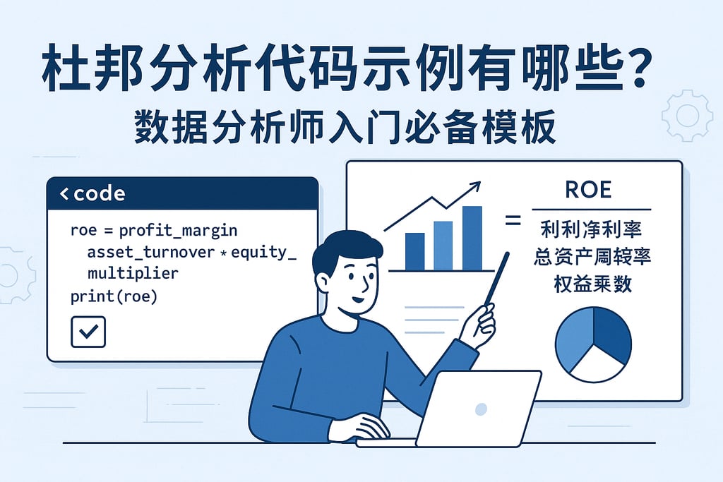 杜邦分析代码示例有哪些？数据分析师入门必备模板