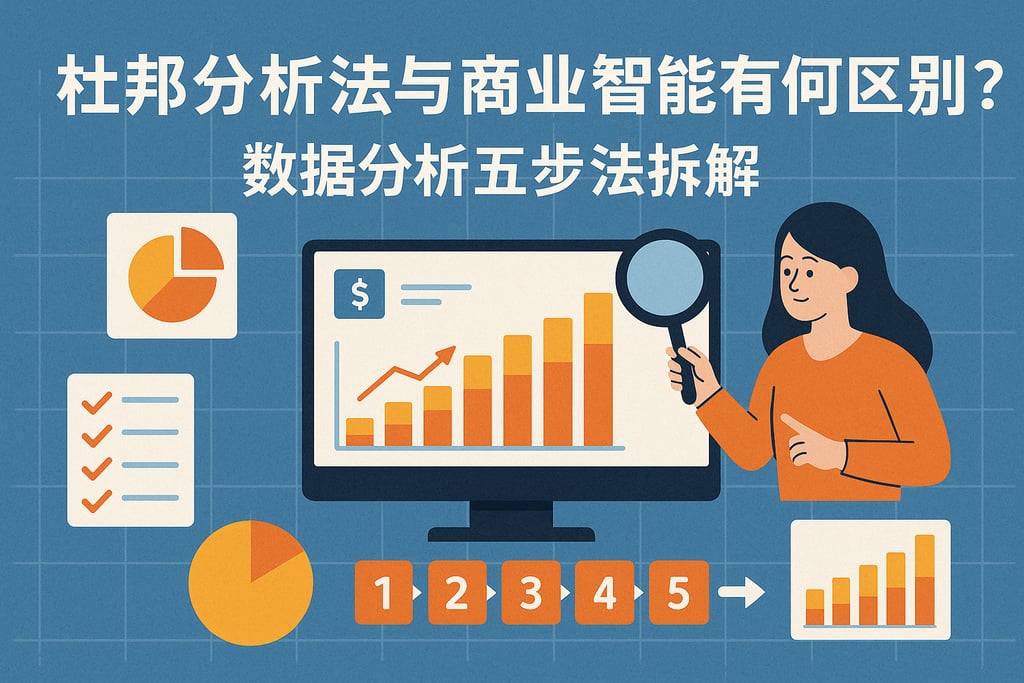 杜邦分析法与商业智能有何区别？数据分析五步法拆解