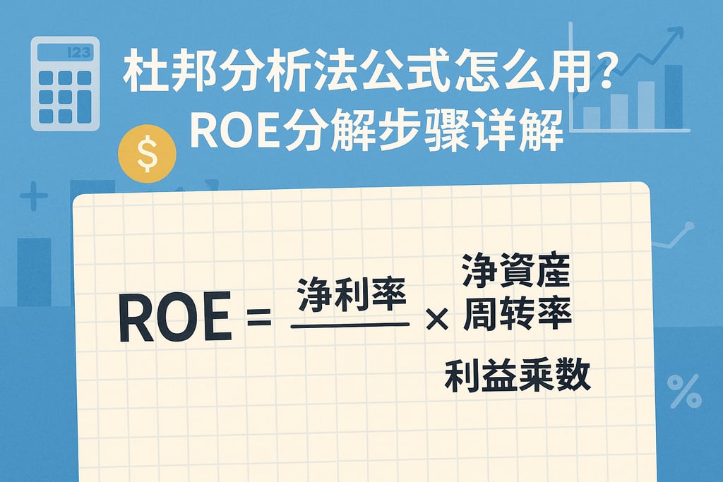 杜邦分析法公式怎么用？ROE分解步骤详解