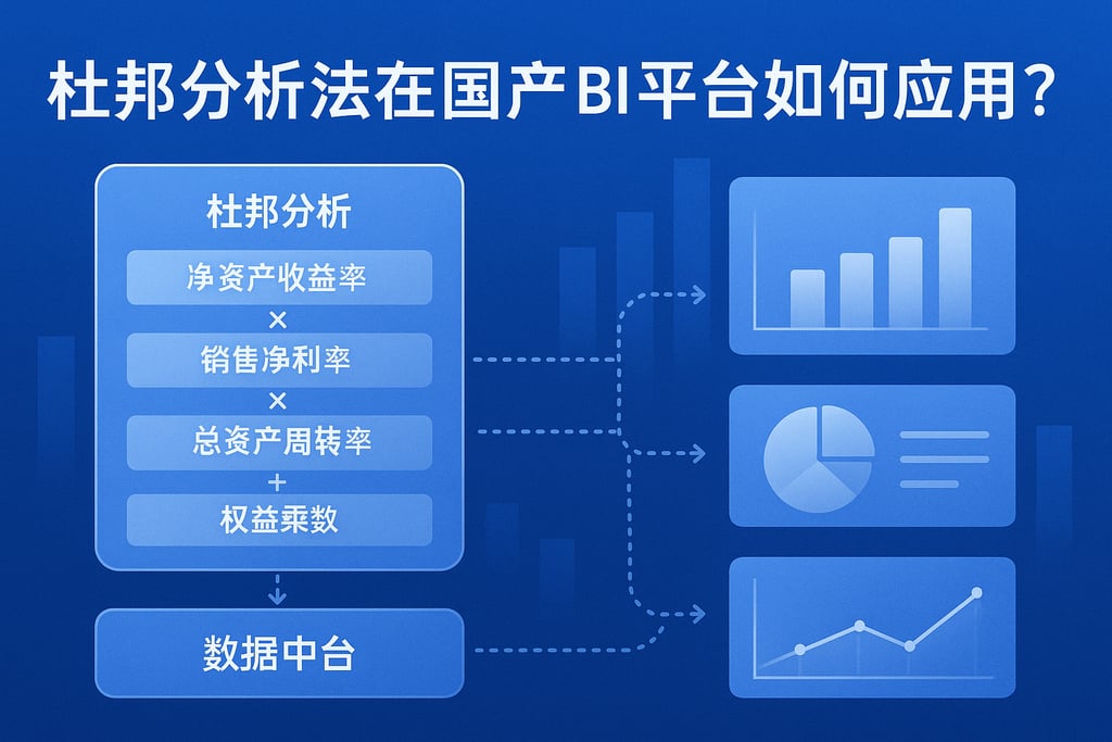 杜邦分析法在国产BI平台如何应用？数据中台接入全流程