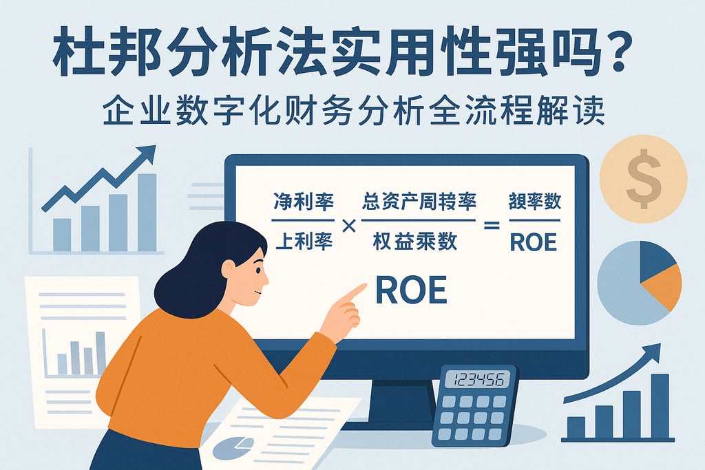 杜邦分析法实用性强吗？企业数字化财务分析全流程解读