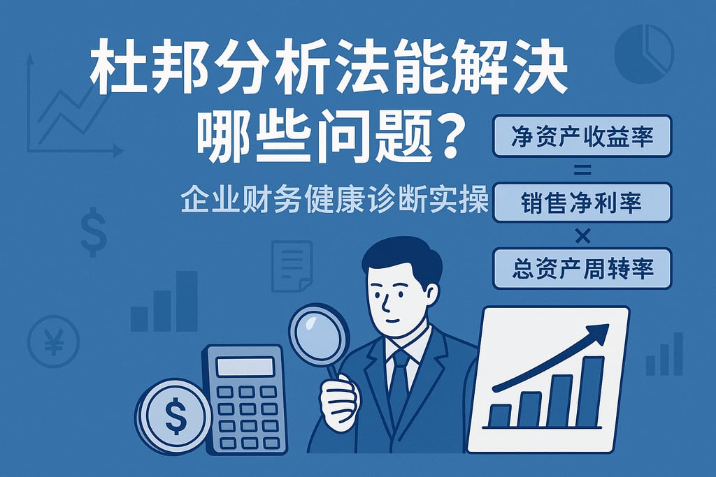 杜邦分析法能解决哪些问题？企业财务健康诊断实操