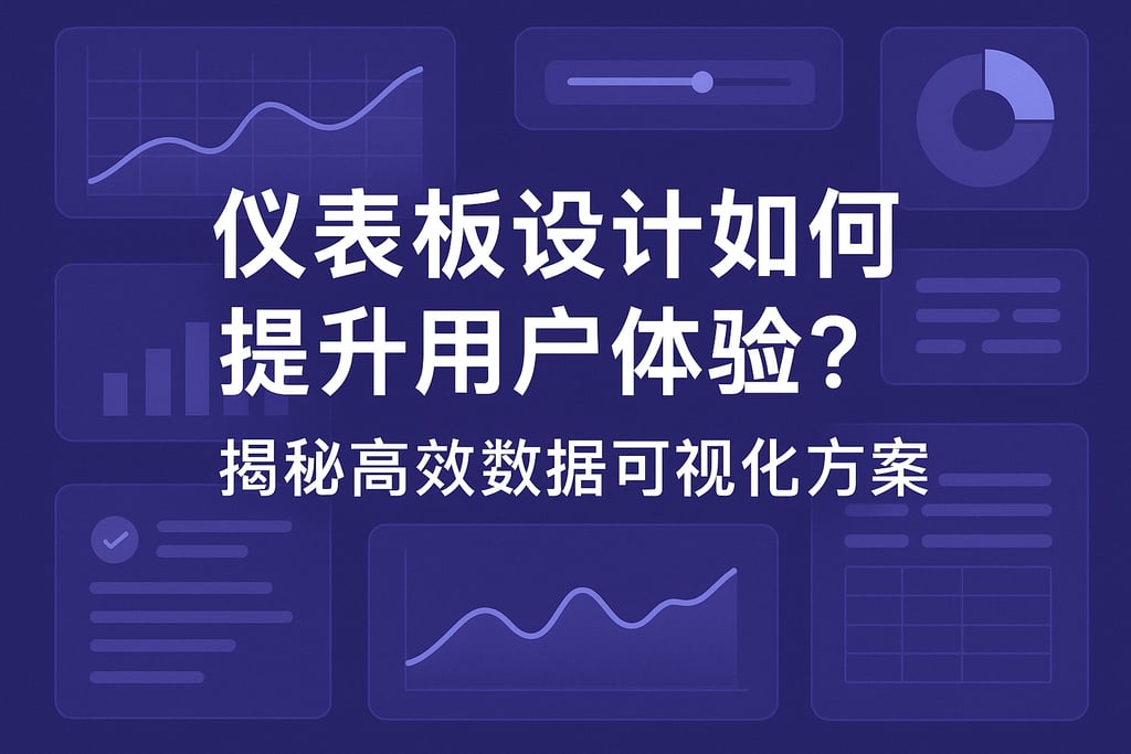 dashboard设计如何提升用户体验？揭秘高效数据可视化方案