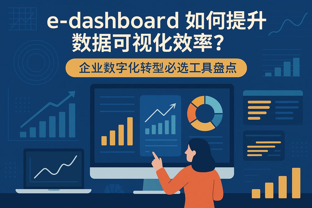 e-dashboard如何提升数据可视化效率？企业数字化转型必选工具盘点